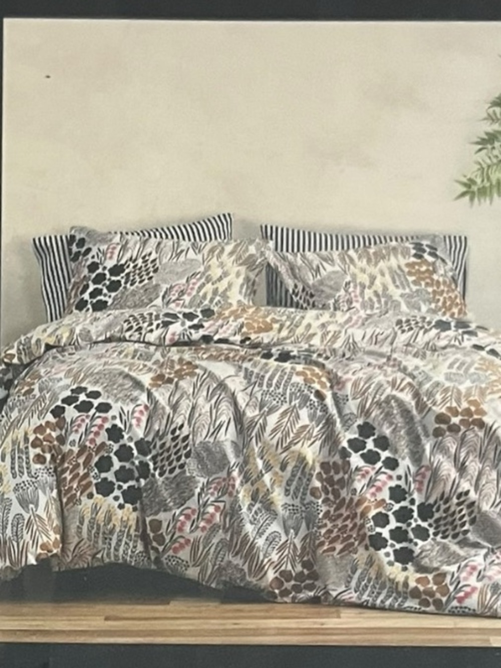 Marimekko NIB Pieni Letto Aino Maija Metsola Multicolor Duvet Cover - King